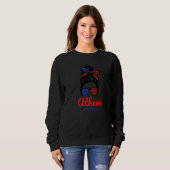 Sweatshirt Chignon Décoiffé Rétro Athens Géorgie (Devant entier)