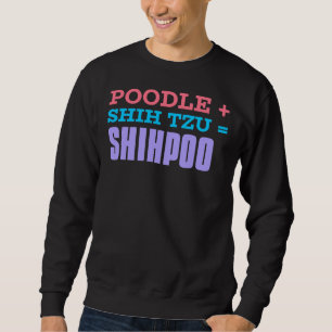 Sweatshirt Chih Tzu Poodle définition de mélange