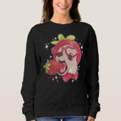 Sweatshirt Chihuahua aux fraises (Devant)
