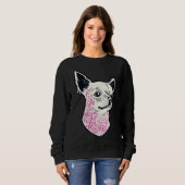 Sweatshirt Chihuahua Avec Tattoos (Devant entier)
