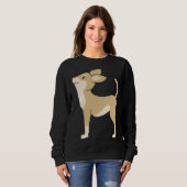 Sweatshirt Chihuahua Brown (Devant entier)