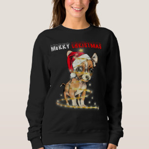 Sweatshirt Chihuahua Christmas Lights Funny Xmas Chihuahua Do