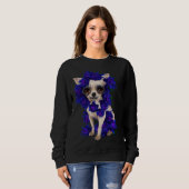 Sweatshirt Chihuahua De La Mort (Devant entier)