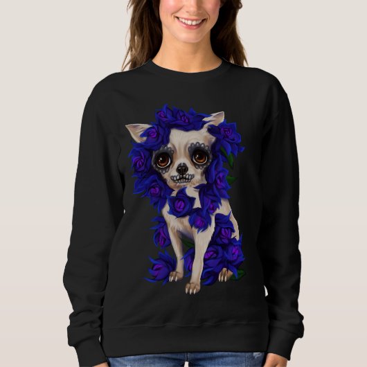 Sweatshirt Chihuahua De La Mort (Devant)