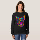 Sweatshirt Chihuahua Dog DJ Festival (Devant entier)