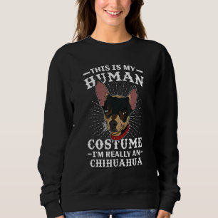 Sweatshirt Chihuahua Dog Sayings Mom Dad Walk Breeder_4