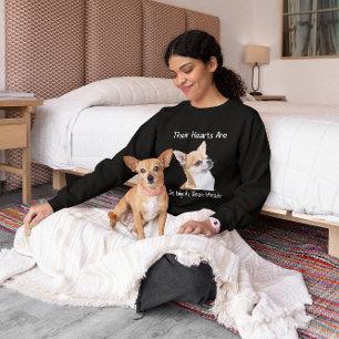 Sweatshirt Chihuahua Leurs Coeurs Sont Aussi Grands Que Leurs