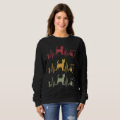 Sweatshirt Chihuahua Vintage  3 (Devant entier)