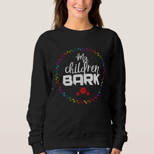 Sweatshirt Children Bark Dog (Devant)