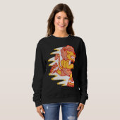 Sweatshirt Children's roller skates, cute animals, roller ska (Devant entier)