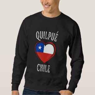 Sweatshirt Chili Drapeau Coeur Quilpue Ville