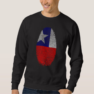 Sweatshirt Chili Drapeau Empreinte Il Est Dans Mon Adn Pour C