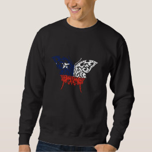 Sweatshirt Chili Drapeau papillon Chilien Racines chiliennes