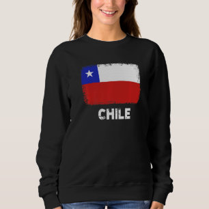 Sweatshirt Chili Drapeau Soutien Peuple Chilien Femmes Hommes