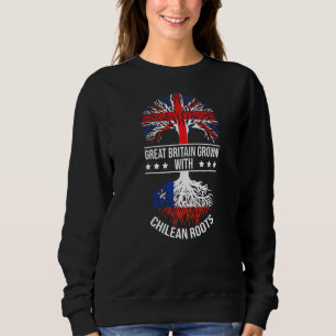 Sweatshirt Chilienne Racines Immigrants Ancêtre Grande-Bretag