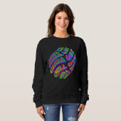 Sweatshirt Chill out Hippie Vibes Festival Trippy Psychedelic (Devant entier)