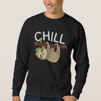 Sweatshirt Chill Outfit Lazy Sloth Relaxing