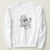 Sweatshirt Chill Pineapple Summer Vibes  (Design devant)