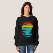 Sweatshirt Chill Relax Vacances À La Plage Surf De Sable Sole (Devant entier)