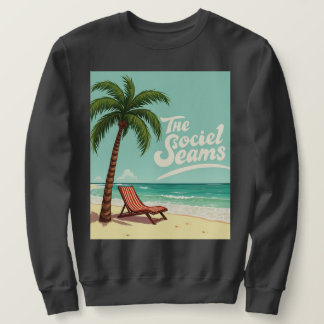 Sweatshirt Chill tropical - Palm Tree & Beach Chair T-Shirt