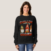 Sweatshirt Chillin' with My Gnomes Christmas Matching Family (Devant entier)