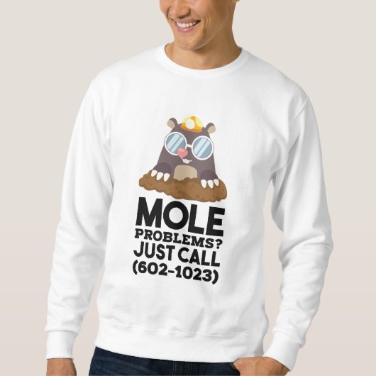 Sweatshirt Chimie - Problèmes de mole (Devant)
