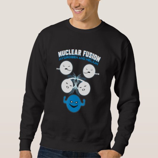 Sweatshirt Chimie Science Chimiste Fusion nucléaire (Devant)