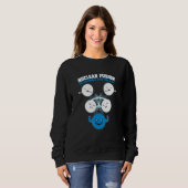 Sweatshirt Chimie Science Chimiste Fusion nucléaire (Devant entier)
