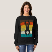 Sweatshirt Chimpanzée Vintage Chimp Monkey Monkeys Chi (Devant entier)