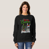 Sweatshirt Chinchilla Xmas Decorations Santa Chinchilla Chri (Devant entier)