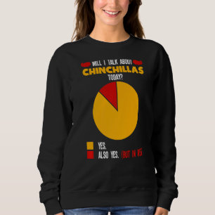 Sweatshirt Chinchillis Diagramme à tarte rongeur animal
