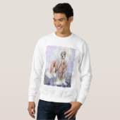 Sweatshirt Chine Bonnets bleus cirés (Devant entier)