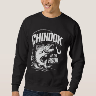 Sweatshirt Chinook à la pêche Saumon de Hook