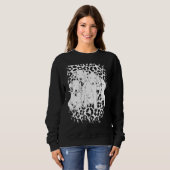 Sweatshirt Chiot Dalmatien Mignon (Devant entier)