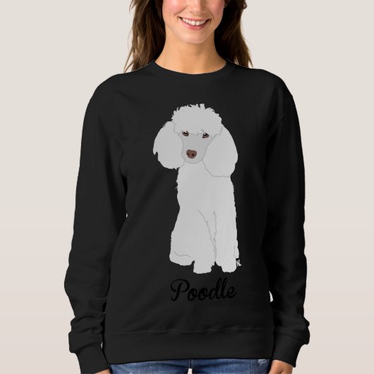 Sweatshirt Chiot de caniche (Devant)