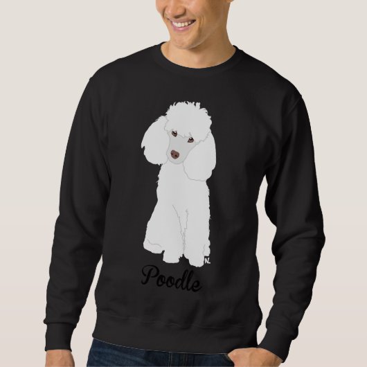 Sweatshirt Chiot de caniche (Devant)