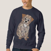 Sweatshirt Chiot de polygone (Devant)