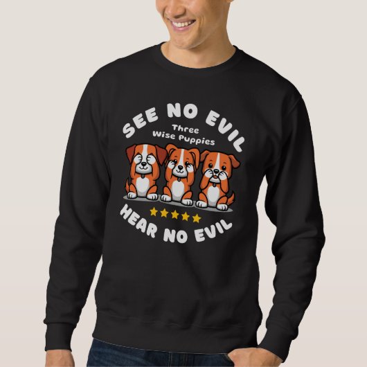 Sweatshirt Chiots de l'arbre (Devant)