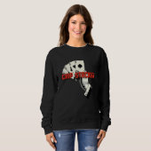 Sweatshirt Chip Stacker Casino Gambler Gambling Bettor Poker (Devant entier)