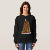 Sweatshirt Chipmunk Xmas Holiday Chipmunk Christmas Tree (Devant entier)