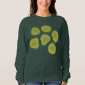 Sweatshirt Chips de chiche vert Kosher Dill Pickle Chip Conce (Devant)