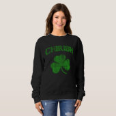 Sweatshirt Chirish Irish Shamrock Chicago Irish St Patricks D (Devant entier)