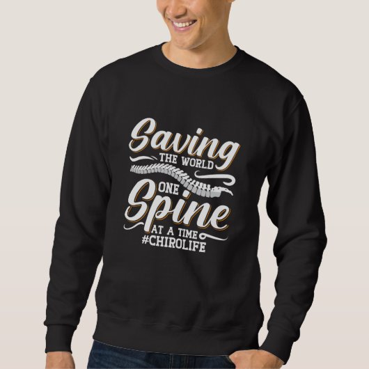 Sweatshirt Chiropractic saving (Devant)