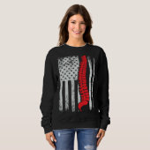 Sweatshirt chiropractors USA Flag spines for chiropractic  1 (Devant entier)