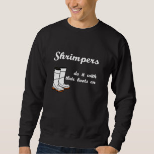 Sweatshirt Chirurgie amusante Pêcheur crevettes Boot de mer A