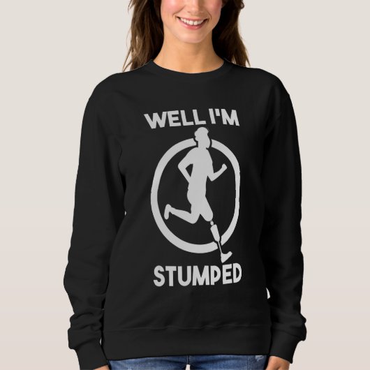 Sweatshirt Chirurgie d'amputation Jambe prothétique amputée E (Devant)