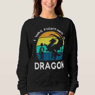 Sweatshirt Chirurgie d'épaule cassée Dragon Blessures Récupér