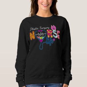 Sweatshirt Chirurgie plastique Infirmière Plaid Eggbunny Love