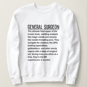 Sweatshirt Chirurgien général