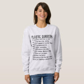 Sweatshirt Chirurgien plastique (Devant entier)